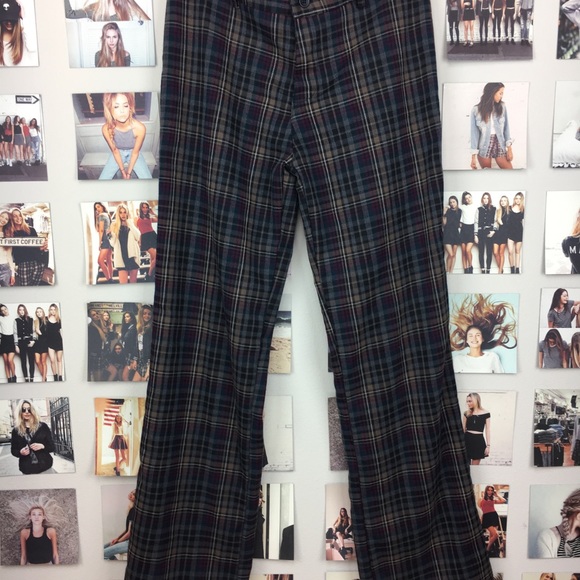 Brandy melville plaid valentina trouser pants - Picture 6 of 8